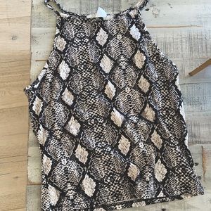 Stylish snake print shirt